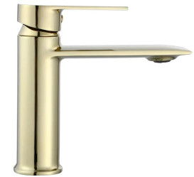 Змішувач для раковини Rea Veneta одноважільний золотий REA-B6417