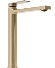 Смеситель для раковины Rea Verso однорычажный матовое золото REA-B6564