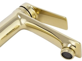 Змішувач для раковини Rea Viral одноважільний золотий REA-B2022