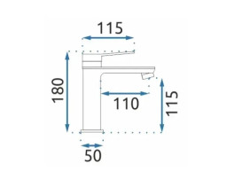 Змішувач для раковини Rea Viral одноважільний золотий REA-B2022