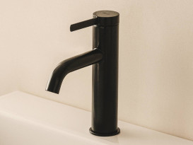 Смеситель для раковины Roca Ona однорычажный черный матовый A5A3A9ENB0