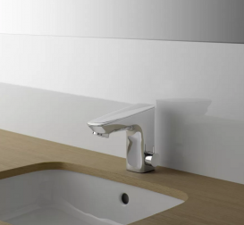 Смеситель для раковины TOTO Public  врезной автоматический с термостатом хром TEXN20ALV300R