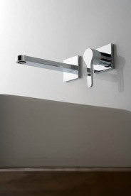 Смеситель для раковины Treemme Klab однорычажный настенный хром 2776СС06