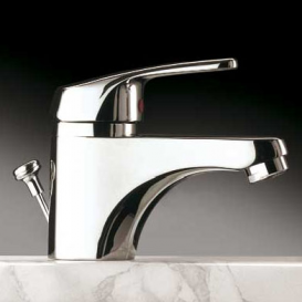 Смеситель для раковины Tres Eco-tres однорычажный с донным клапаном хром 17510302