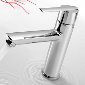 Змішувач для раковини Tres Lex-tres одноважільний з донним клапаном хром 186203