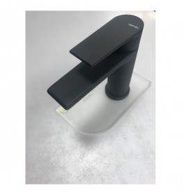 Змішувач для раковини Vema Timea з донним клапаном чорний матовий V16010F0202