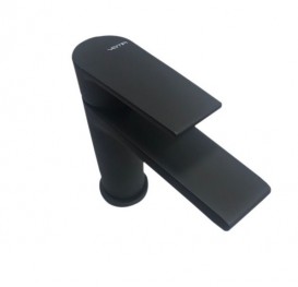 Змішувач для раковини Vema Timea з донним клапаном чорний матовий V16010F0202