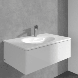 Смеситель для раковины Villeroy & Boch Antao с донным клапаном матовый никель TVW11100300064