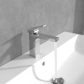 Смеситель для раковины Villeroy & Boch Architectura Square с донным клапаном хром TVW12500100061