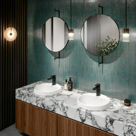 Смеситель для раковины Villeroy & Boch Architectura Square однорычажный матовый черный TVW125004000K5