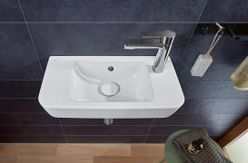 Смеситель для раковины Villeroy & Boch Architectura с донным клапаном хром TVW10300400061