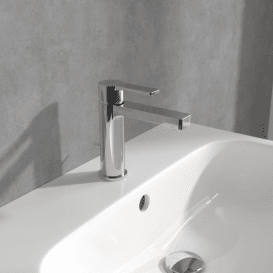 Смеситель для раковины Villeroy & Boch Architectura с донным клапаном хром TVW10300400061