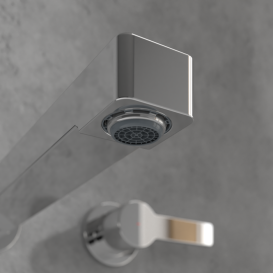 Смеситель для раковины Villeroy & Boch Architectura настенный на 3 отверстия хром TVW10311011061