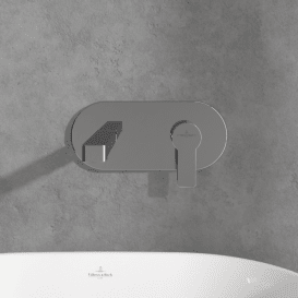 Смеситель для раковины Villeroy & Boch Architectura настенный однорычажный хром TVW10311211061