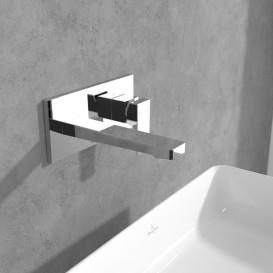 Смеситель для раковины Villeroy & Boch Architectura Square настенный однорычажный хром TVW12500300061