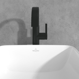 Смеситель для раковины Villeroy & Boch Dawn однорычажный матовый черный TVW106119151K5
