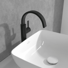 Смеситель для раковины Villeroy & Boch Dawn однорычажный матовый черный TVW106119151K5