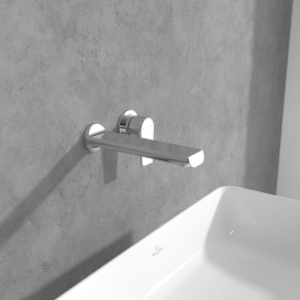 Змішувач для раковини Villeroy & Boch Liberty настінний одноважільний хром TVW10700800061