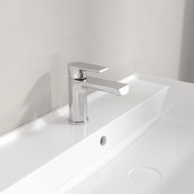Смеситель для раковины Villeroy & Boch Liberty с донным клапаном хром TVW10700100061