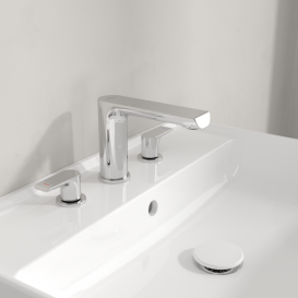 Смеситель для раковины Villeroy & Boch Liberty на 3 отверстия хром TVW10700700061