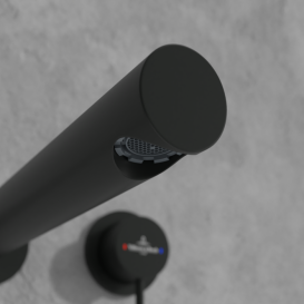 Змішувач для раковини Villeroy & Boch Loop & Friends настінний одноважільний матовий чорний TVZ106010000K5