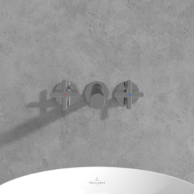 Змішувач для раковини Villeroy & Boch Loop & Friends настінний на 3 отвори хром TVZ10601200061