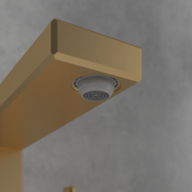 Змішувач для раковини Villeroy & Boch Mettlach одноважільний матове золото TVW12600300076