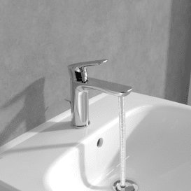 Смеситель для раковины Villeroy & Boch O.novo с донным клапаном хром TVW10400300061
