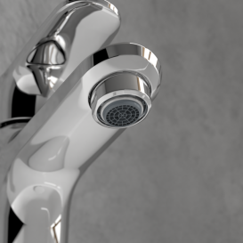 Змішувач для раковини Villeroy & Boch O.novo з донним клапаном хром TVW10514111061