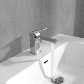 Змішувач для раковини Villeroy & Boch Subway 3.0 із донним клапаном хром TVW11200100061