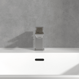 Смеситель для раковины Villeroy & Boch Subway 3.0 с донным клапаном матовый никель TVW11200100064