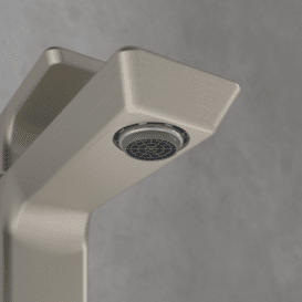 Смеситель для раковины Villeroy & Boch Subway 3.0 с донным клапаном матовый никель TVW11200100064
