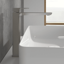 Смеситель для раковины Villeroy & Boch Subway 3.0 однорычажный матовый никель TVW11200400064