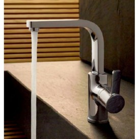 Смеситель для раковины Kludi O-Cean однорычажный с донным клапаном 420250573