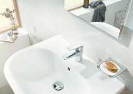 Смеситель для раковины Kludi Pure&Solid однорычажный для безнапорных накопителей 342760575