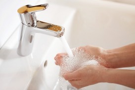 Смеситель для раковины Kludi Pure&Solid однорычажный для безнапорных накопителей 342760575