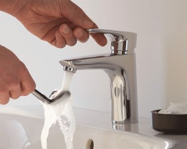 Змішувач для раковини Kludi Pure & Solid змішувач хром 343820575