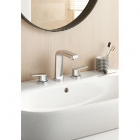 Змішувач для раковини Kludi Pure & Solid Двохважеля на 3 отвори 343940575