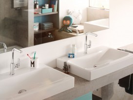 Смеситель для раковины Kludi Pure&Style однорычажный хром 400240575