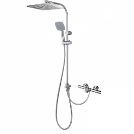 Смеситель для ванной GRB Winner термостатический с душевым гарнитуром хром 44452440