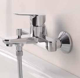 Змішувач для ванної Grohe BauEdge одноважільний хром 2333400D