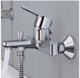 Змішувач для ванної Grohe BauEdge одноважільний хром 2333400D