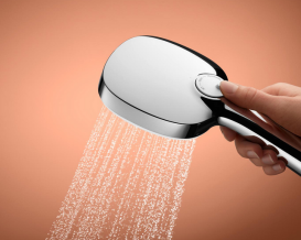 Смеситель для ванной Grohe Cubeo однорычажный с душевым набором хром 1018140000