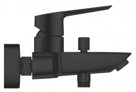 Змішувач для ванної кімнати Grohe QuickFix Start з душовим набором чорний матовий UA30330702