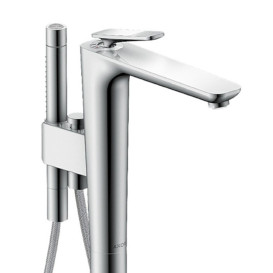 Смеситель для ванной Hansgrohe Axor Citterio C напольный с душевым гарнитуром хром 49441000