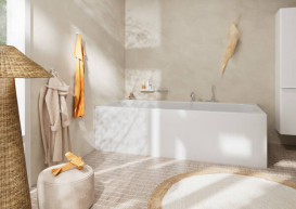 Змішувач для ванної Hansgrohe Tecturis S напольний з ручним душем хром 73440000