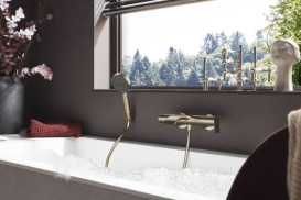 Змішувач для ванної кімнати Hansgrohe Vivenis одноважільний бронза матова 75420140