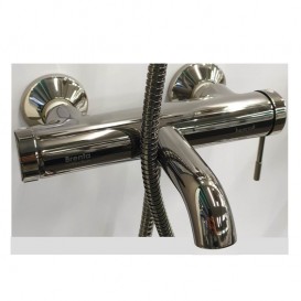 Змішувач для ванни Imprese Brenta одноважільний настінний графіт ZMK091908040