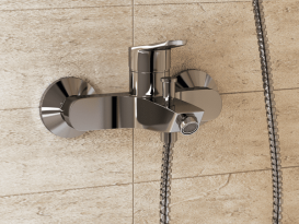 Смеситель для ванной Koller Pool Twin однорычажный хром TN0100