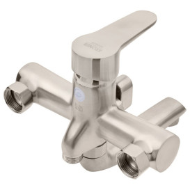 Змішувач для ванної кімнати Kroner KRM Elbe-N060 з душовим гарнітуром нікель CV016438